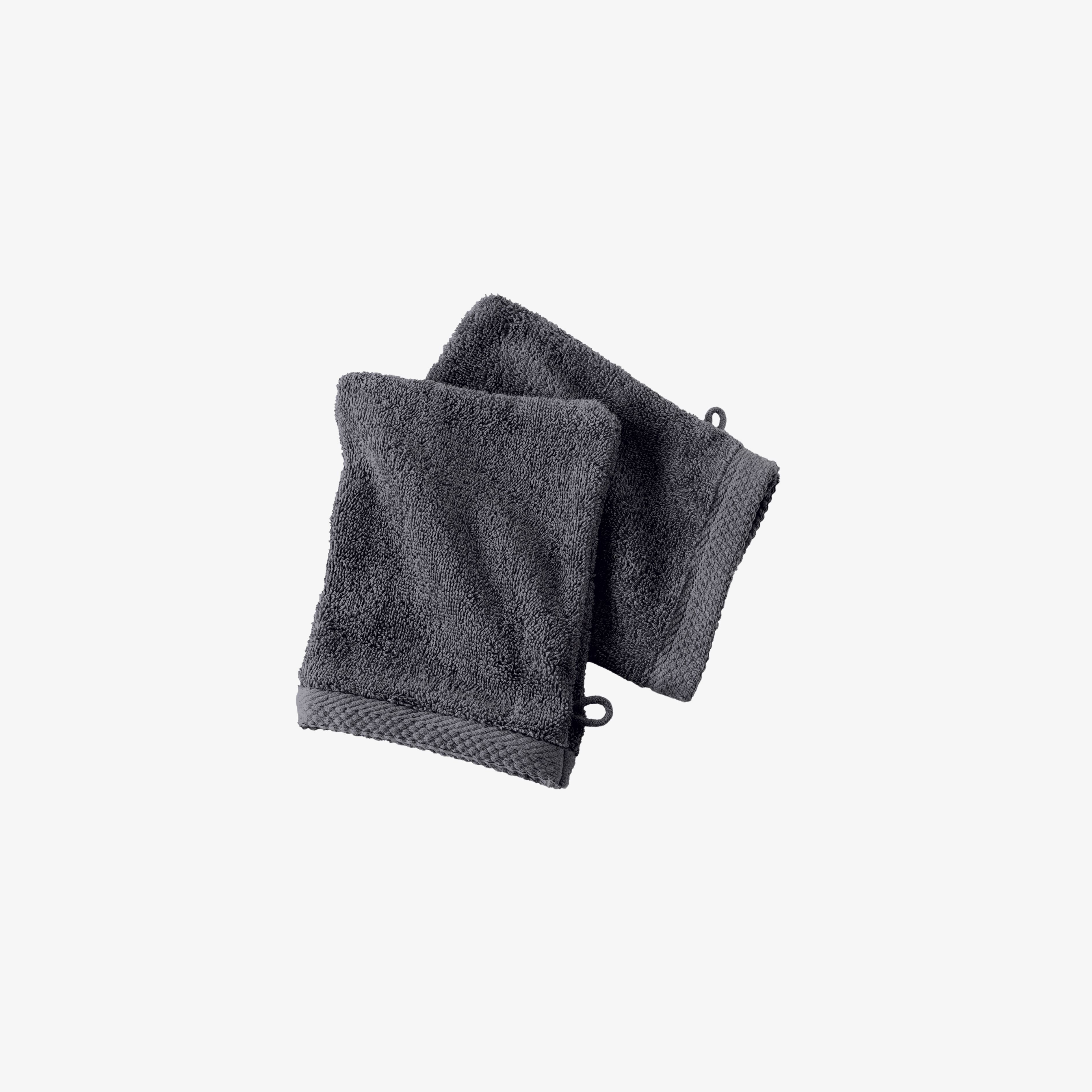 Gant de Toilette 16x21 cm Gris Anthracite