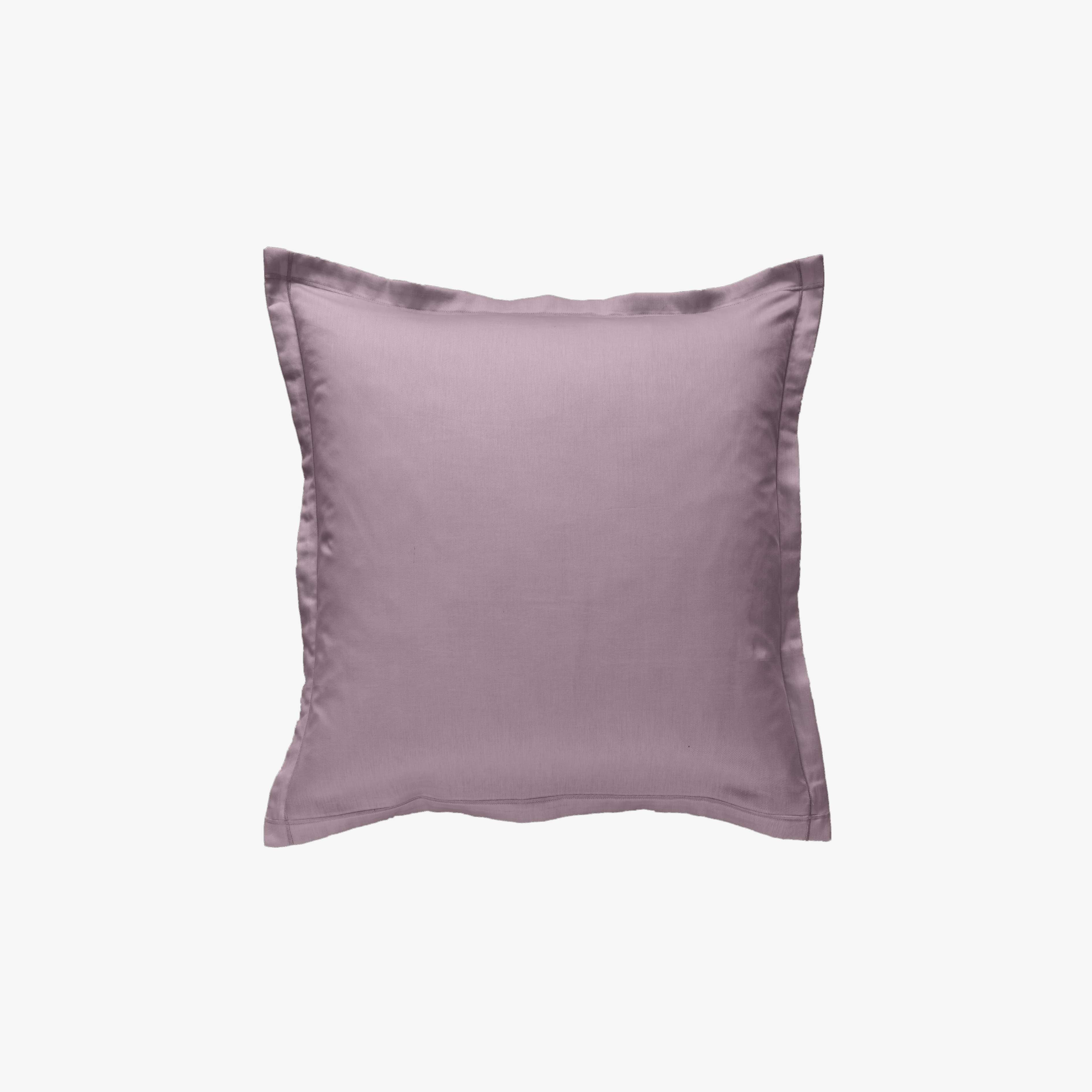 Taie d'Oreiller Percale de Coton 80 fils Rose Poudré 65x65 cm