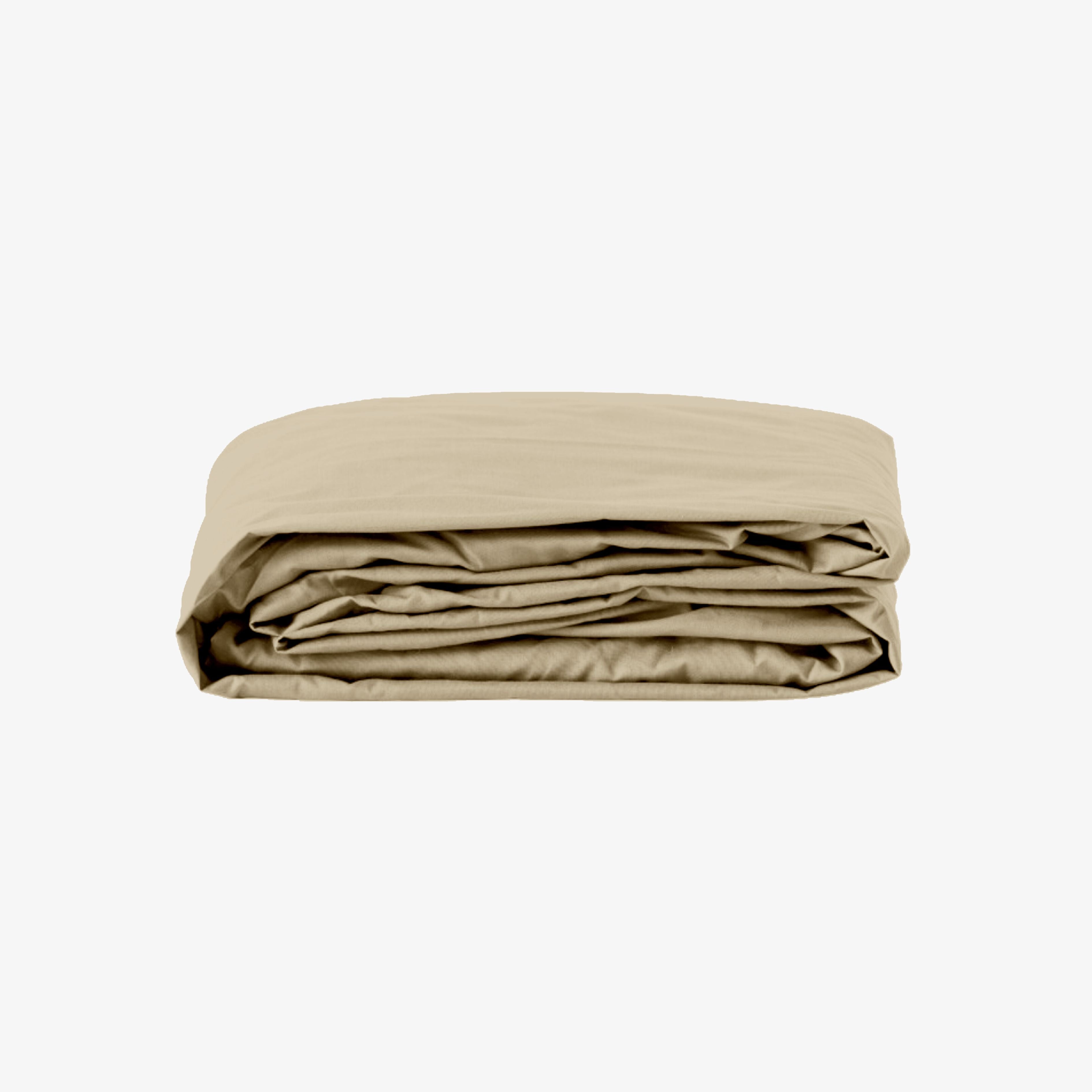 Drap Housse Percale de Coton 80 fils bonnet 30 cm Ficelle 80X200 cm