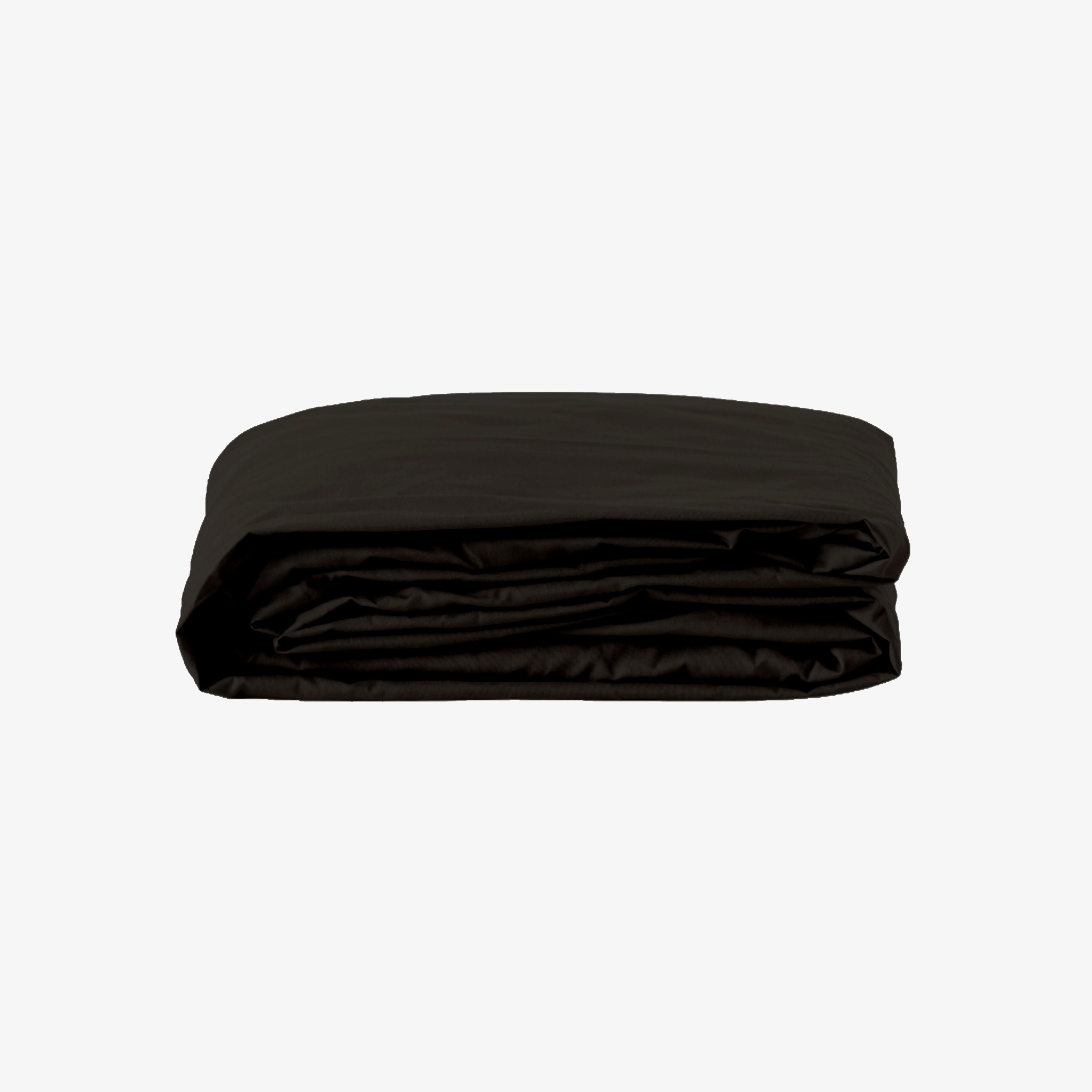 Drap Housse bonnet 30 cm en percale de Coton 80 fils de couleur noir