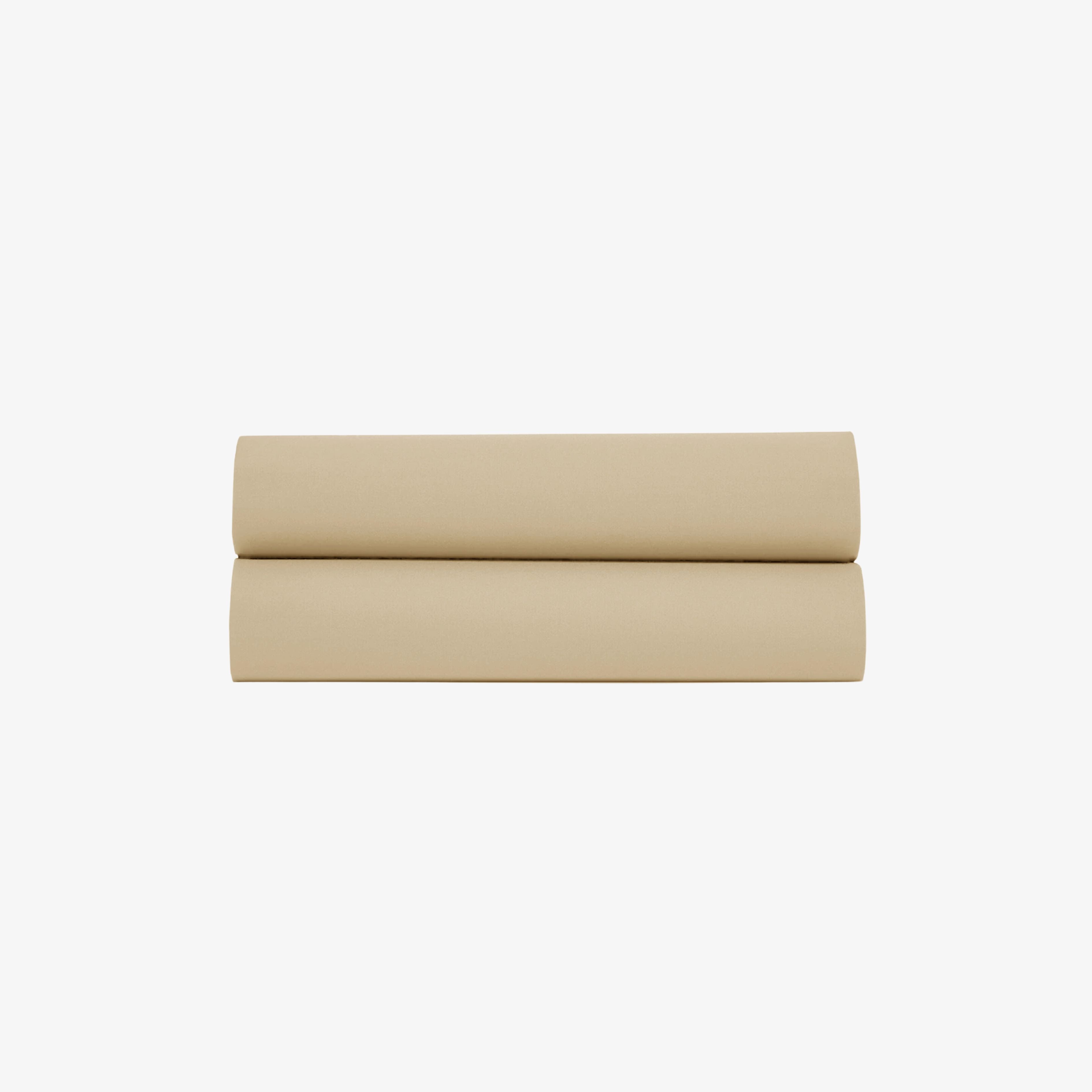 Drap Plat Satin de Coton 120 fils Ficelle 180x290 cm