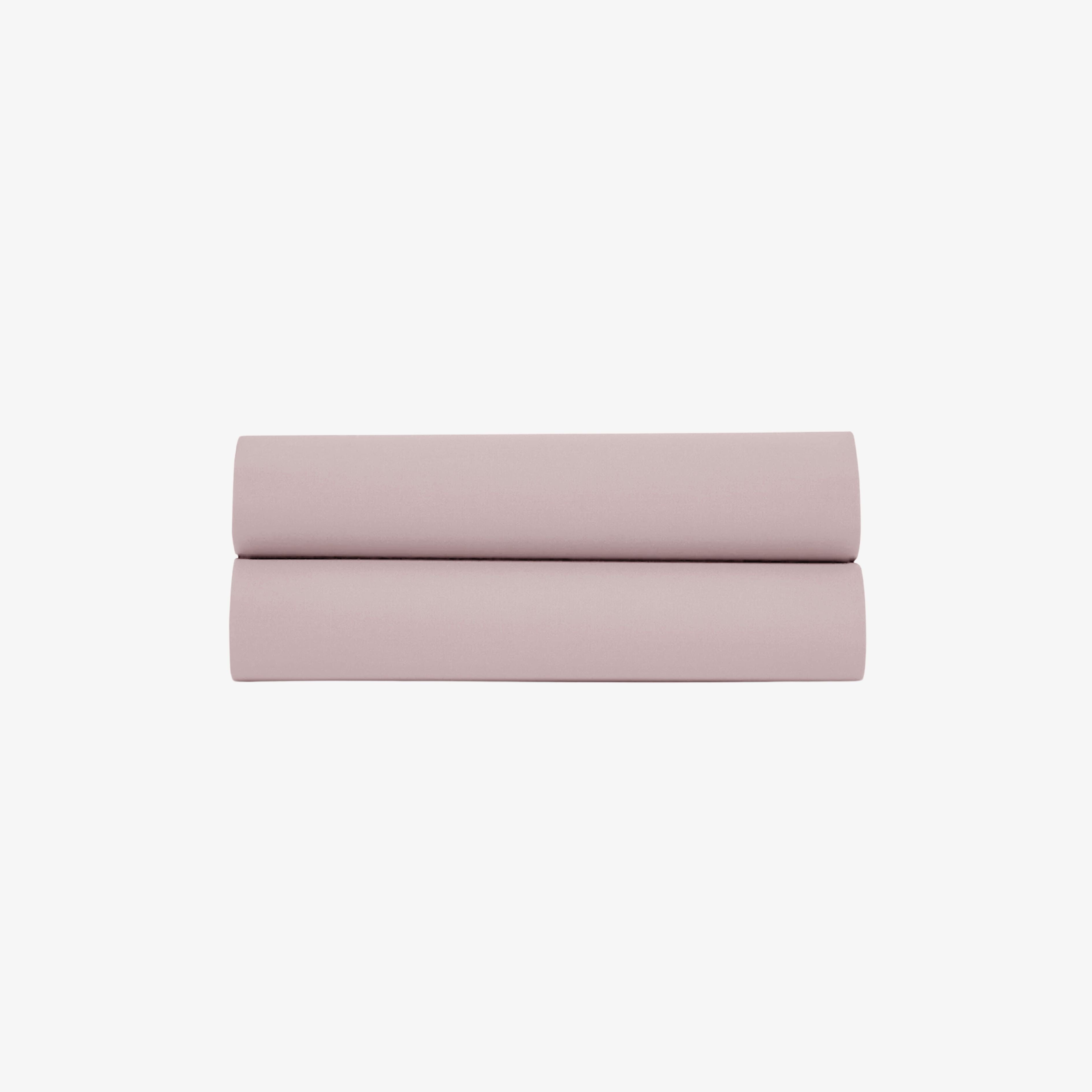 Drap Plat Percale de Coton 80 fils Violet Ice 180x290 cm