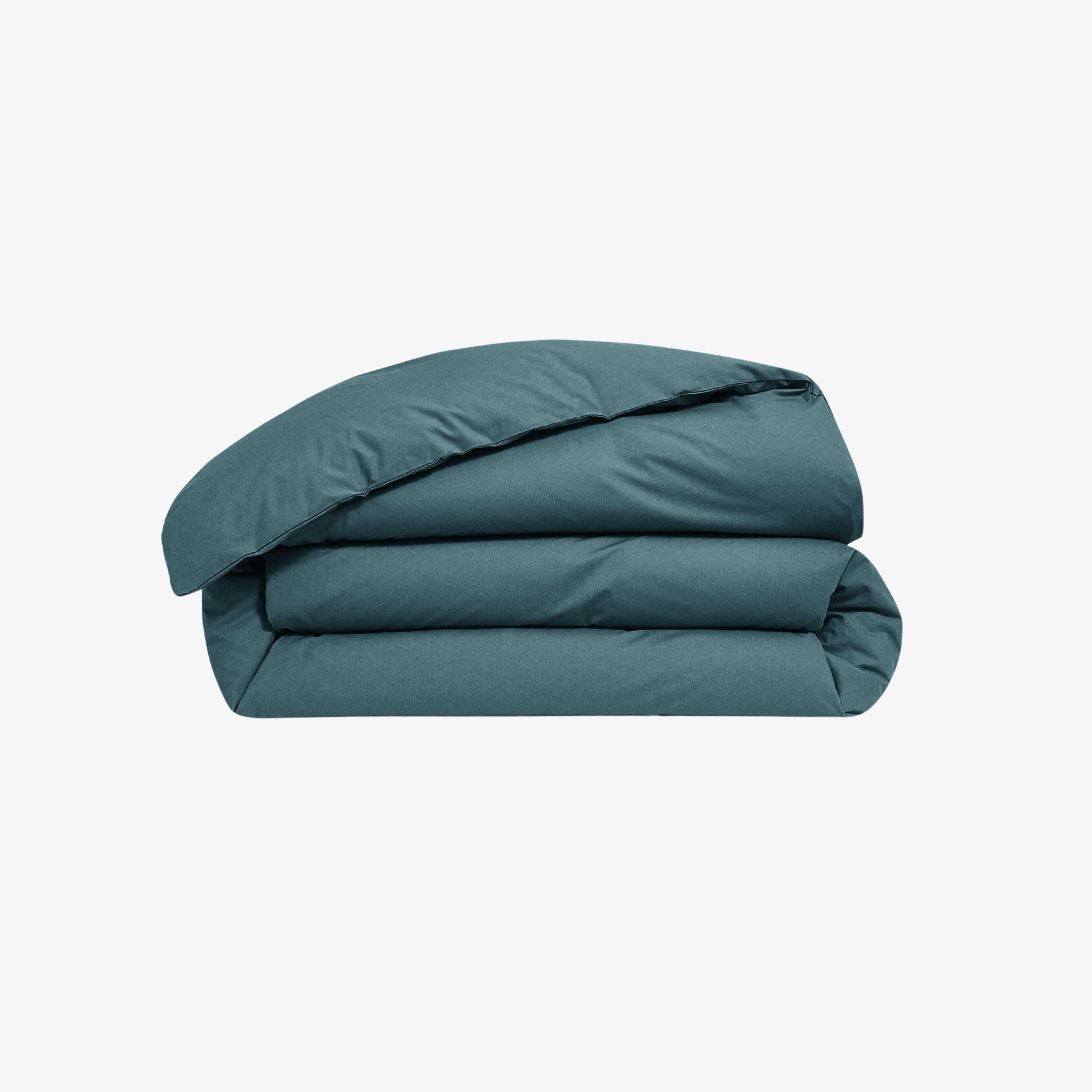 Housse de couette percale de Coton 80 fils Lagon 140x200 cm