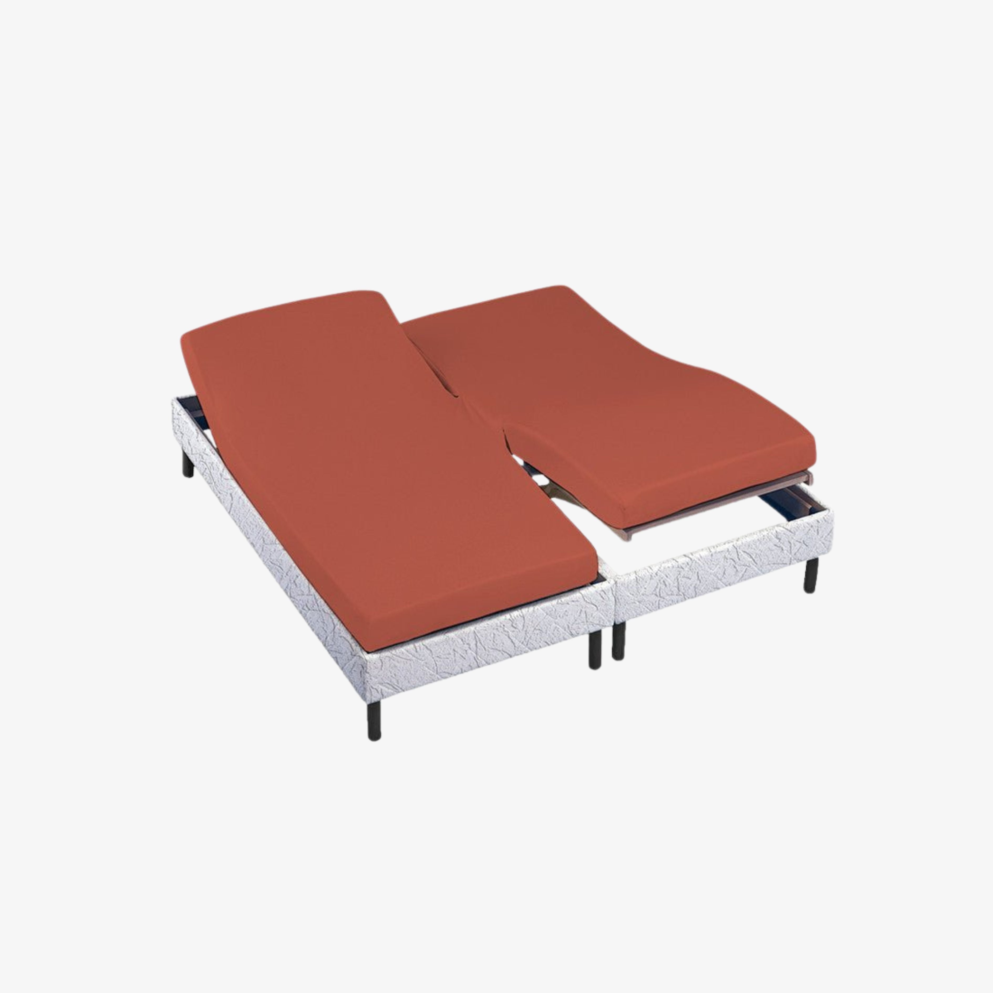 Drap Housse Tête et Pied relevable Percale de Coton 80 fils