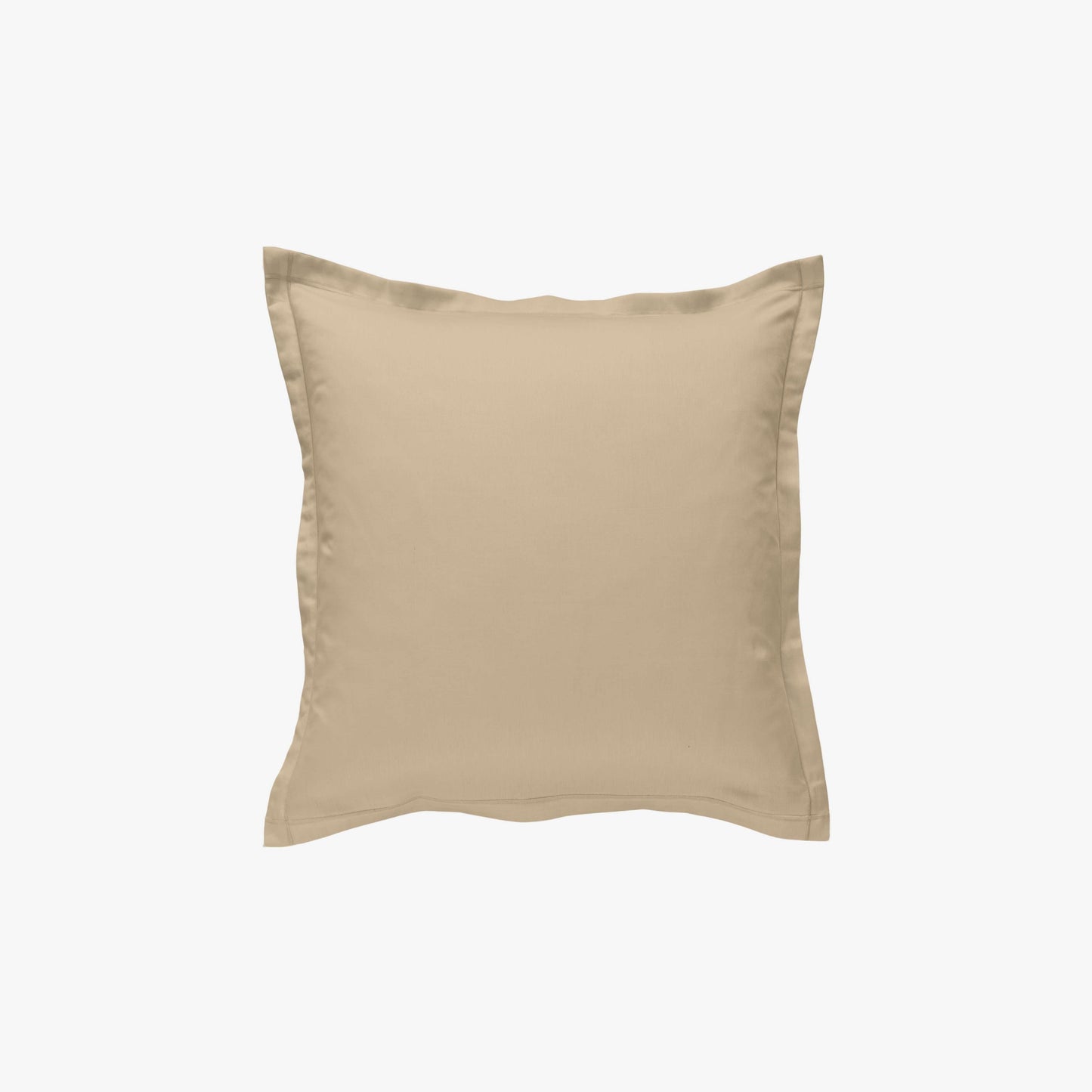 Taie d'Oreiller Percale de Coton 80 fils Ficelle 65x65 cm