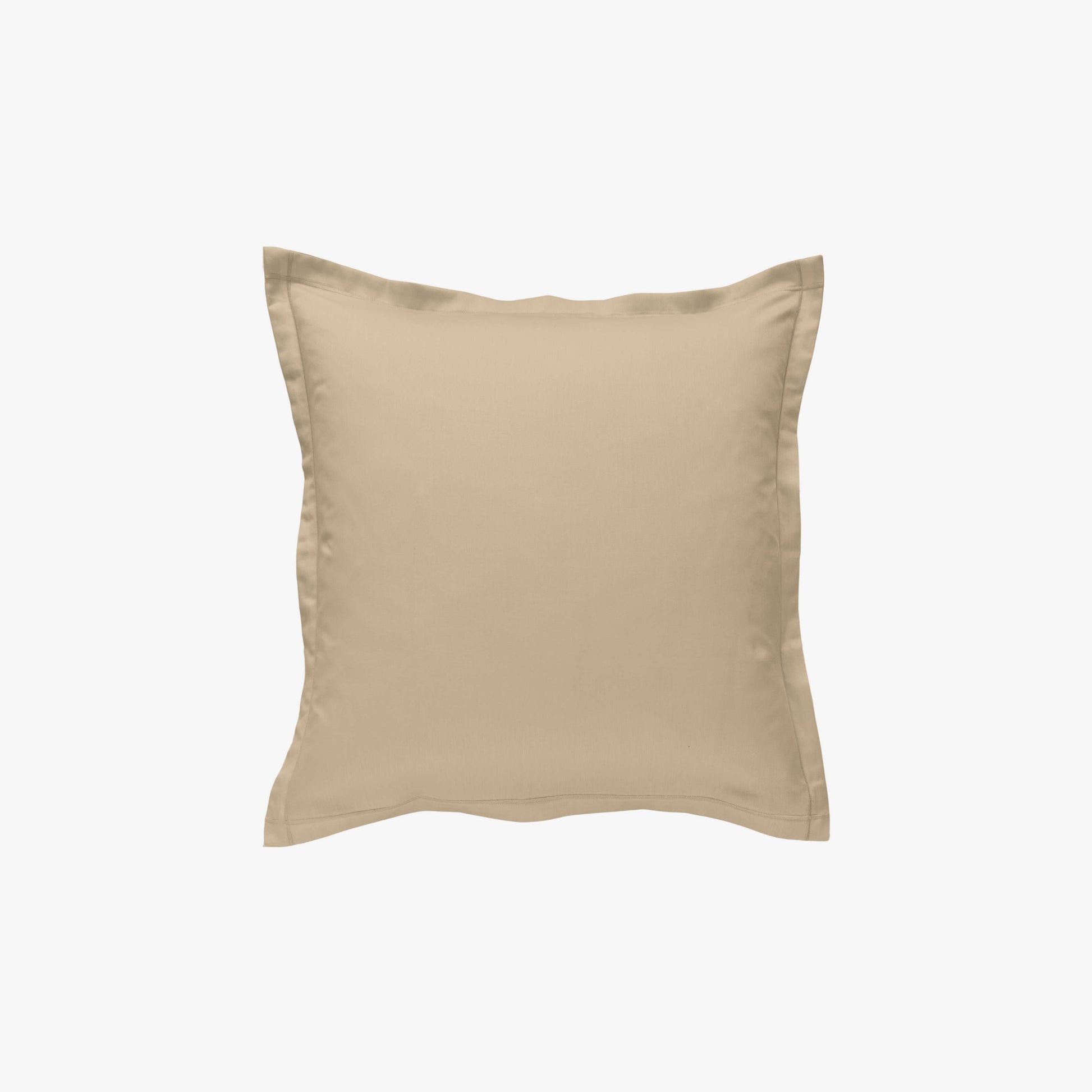 Taie d'Oreiller Percale de Coton 80 fils Ficelle 65x65 cm