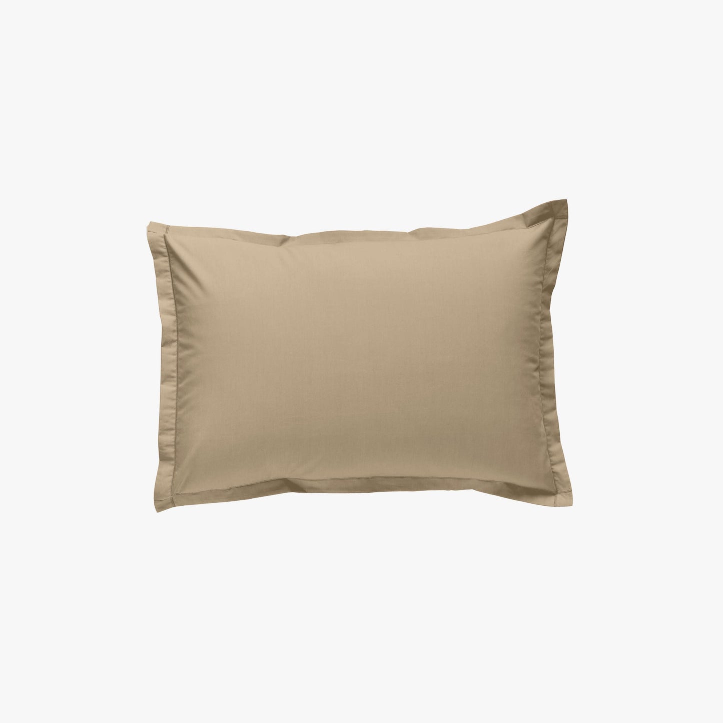 Taie d'Oreiller Percale de Coton 80 fils Ficelle 50x70 cm