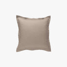 Taie d'Oreiller Percale de Coton 80 fils Taupe 65x65 cm
