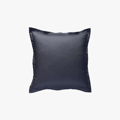Taie d'Oreiller Percale de Coton 80 fils Gris Anthracite 65x65 cm