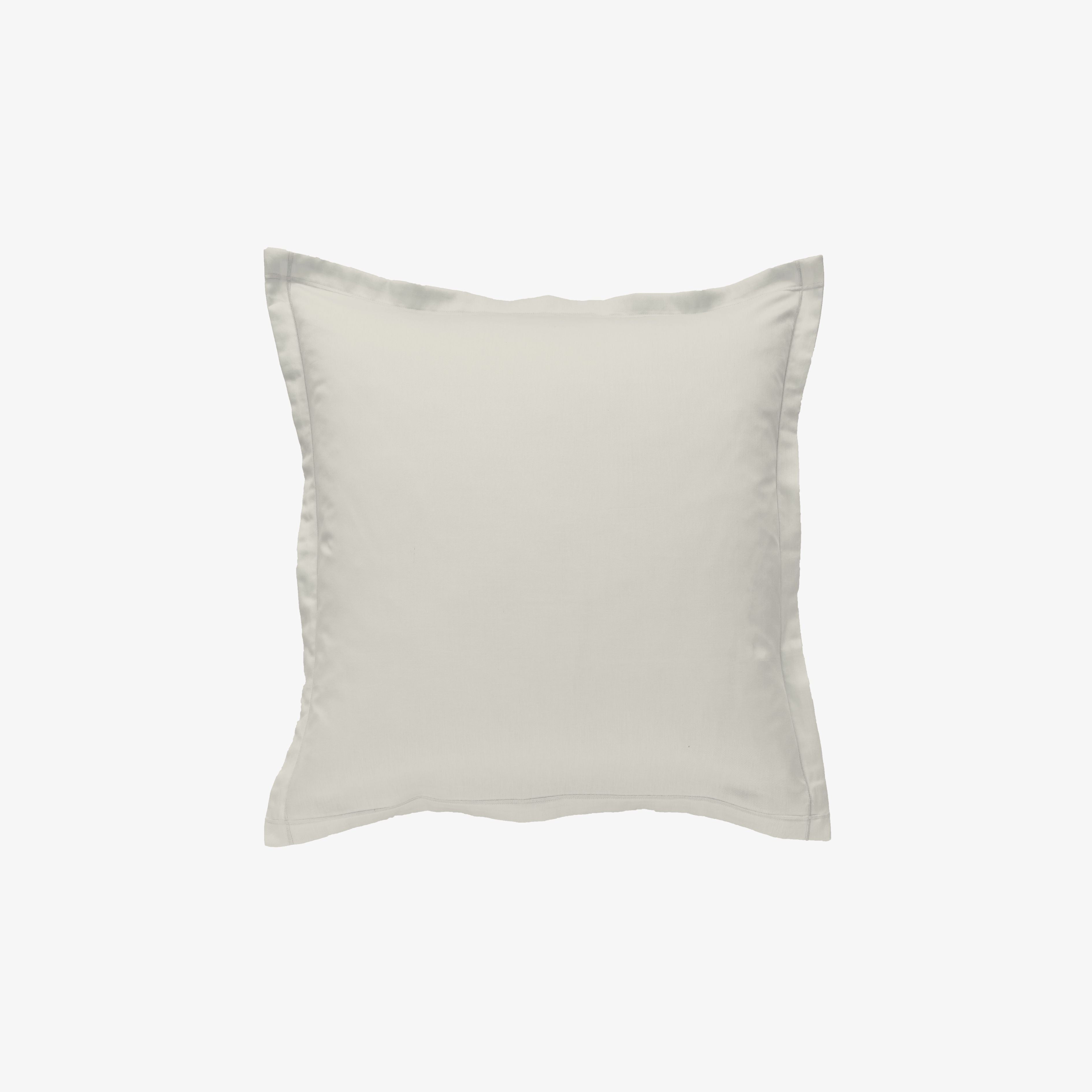 Taie d'oreiller satin de coton 120 fils Ivoir 65x65 cm