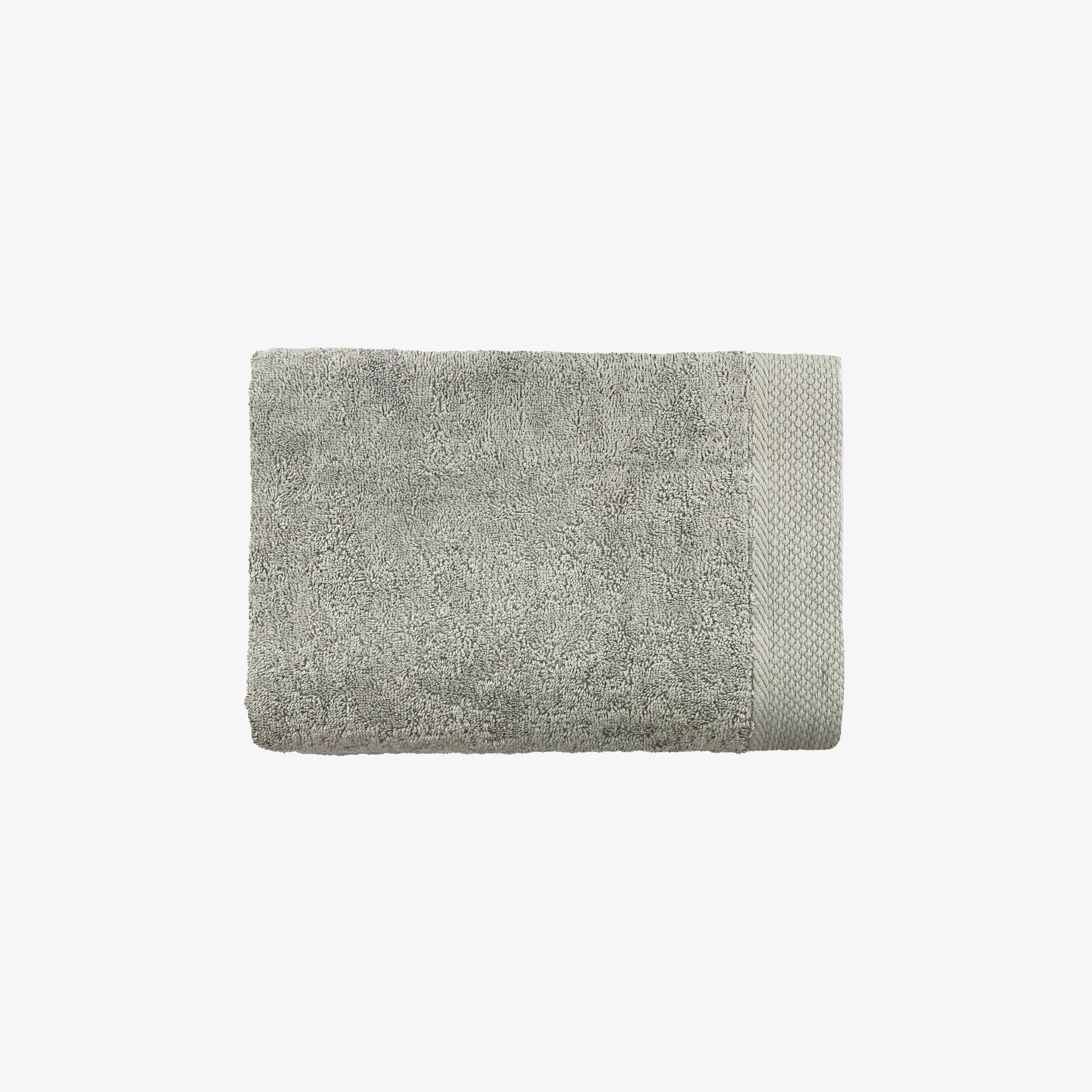 Serviette de Toilette 50x100 Cm Gris Perle
