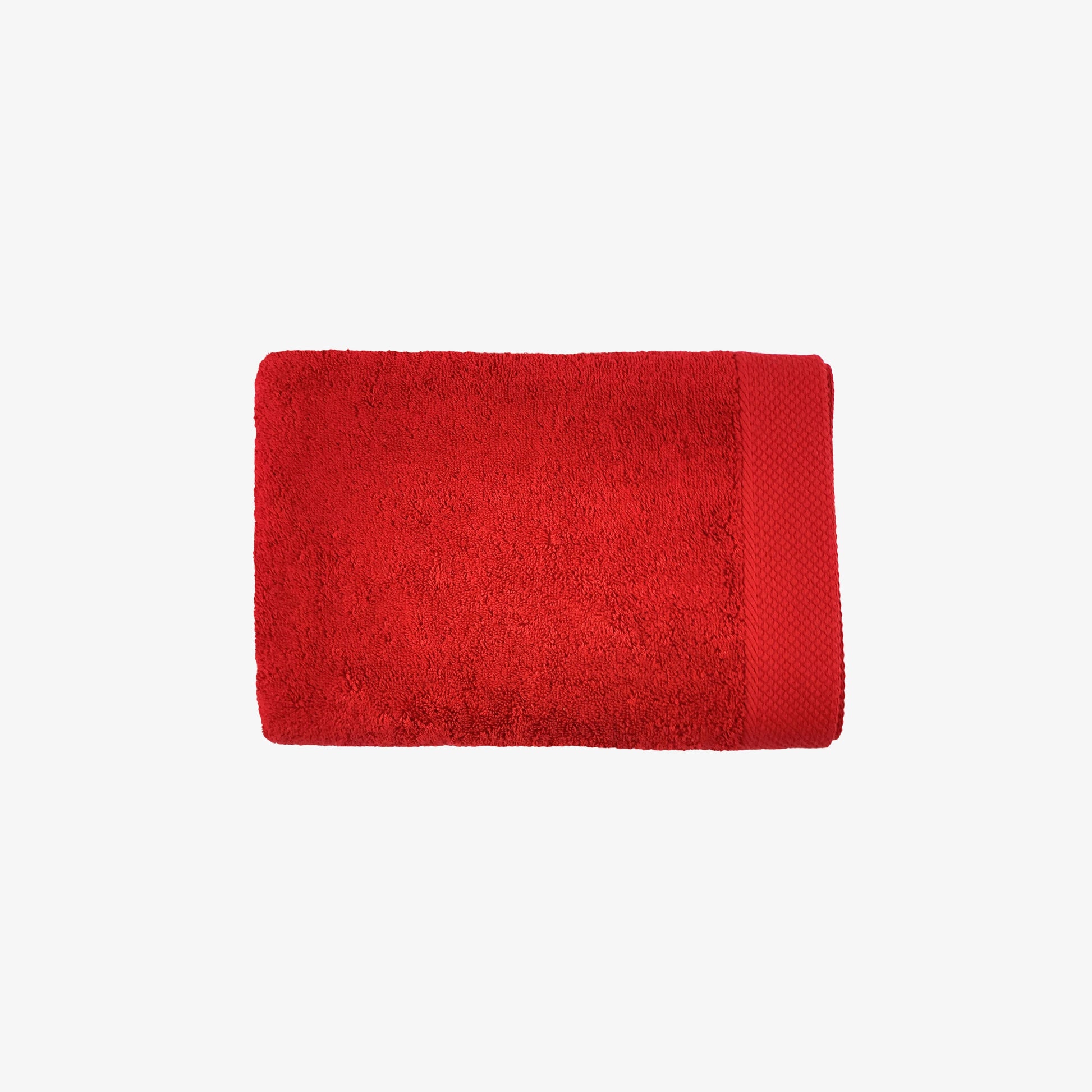 Serviette de Toilette 50x100 Cm Rouge