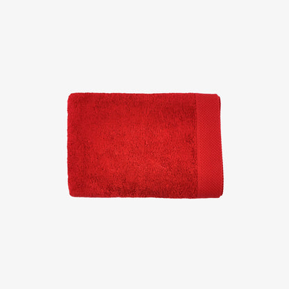 Serviette de Toilette 50x100 Cm Rouge