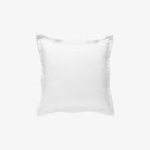 Taie d'oreiller satin de coton 120 fils Blanc 65x65 cm