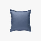 Taie d'Oreiller Percale de Coton 80 fils Bleu Jean 65x65 cm