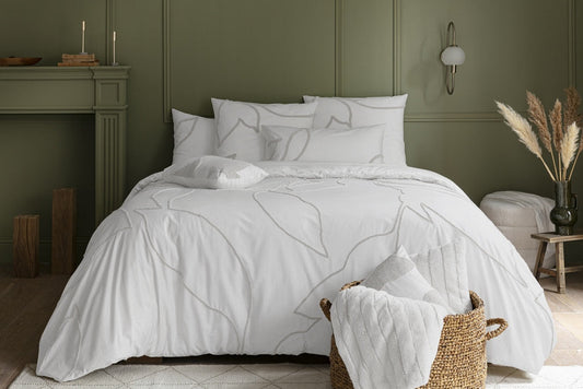 ALBERTA BLANC housse de couette