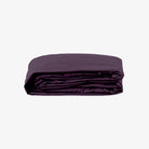 Drap Housse en Percale de Coton 80 fils, épaisseur de bonnet 30 cm, couleur violet aubergine