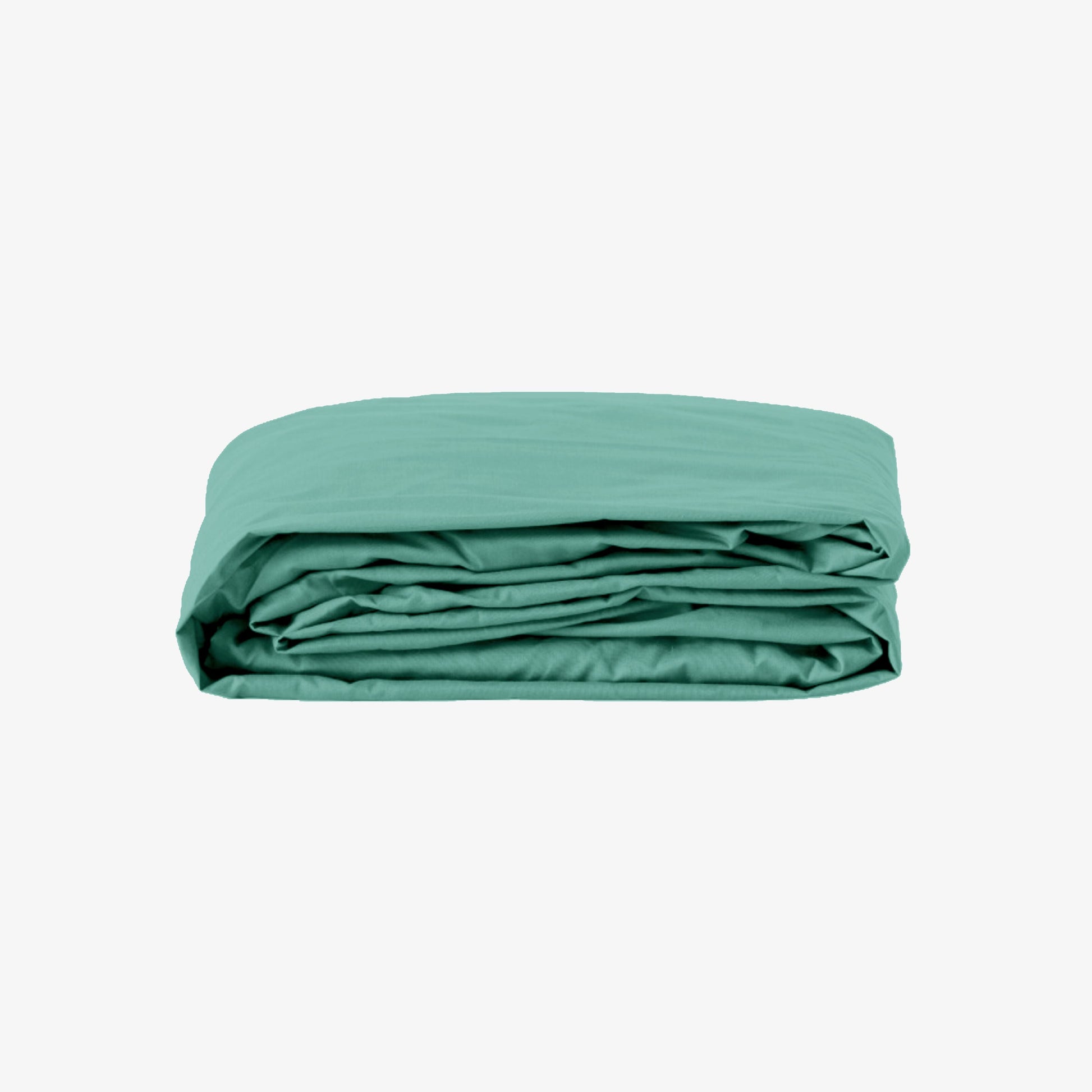 Drap Housse Percale de Coton 80 fils bonnet 30 cm couleur vert mint
