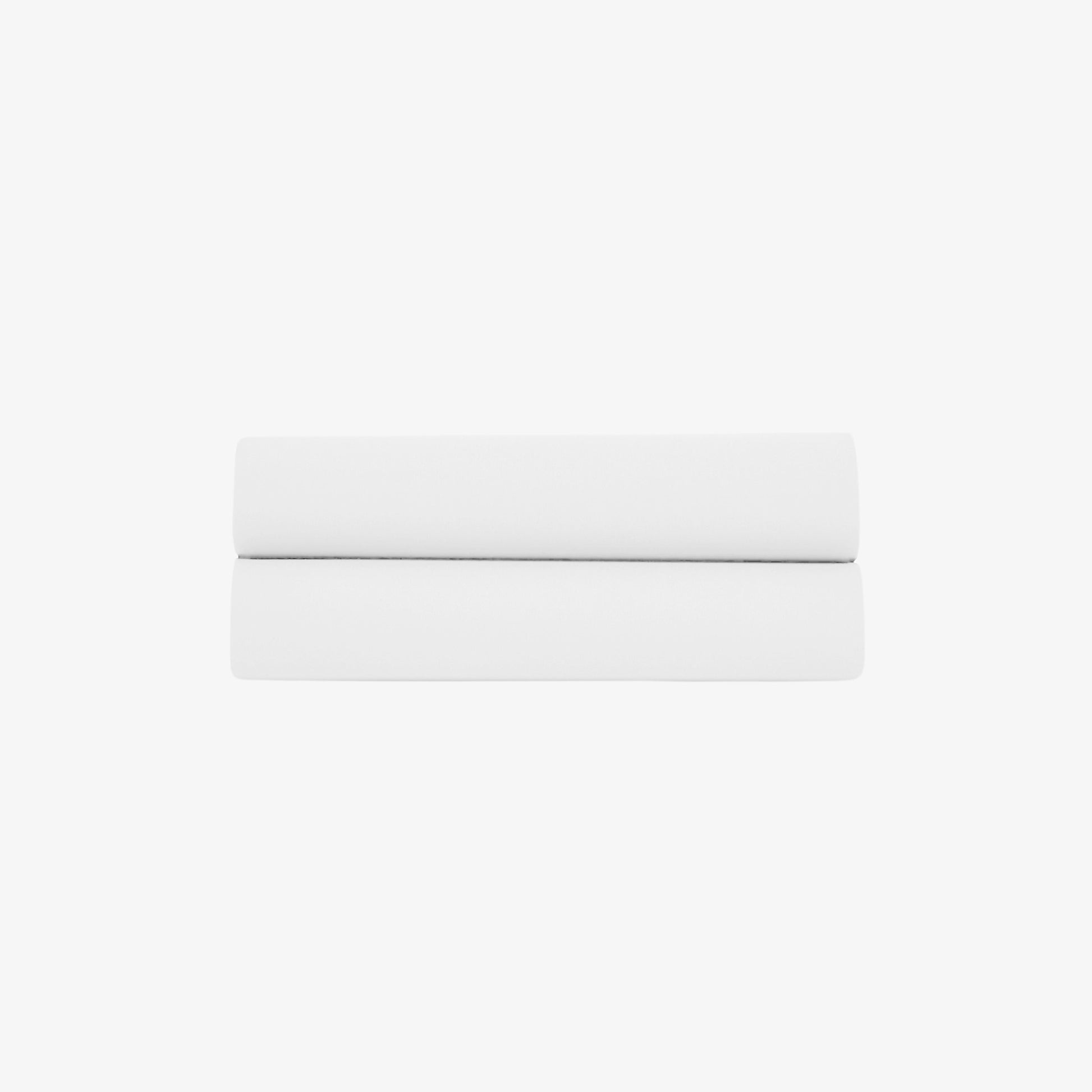 Drap Plat Satin de Coton 120 fils Blanc 270X300 cm