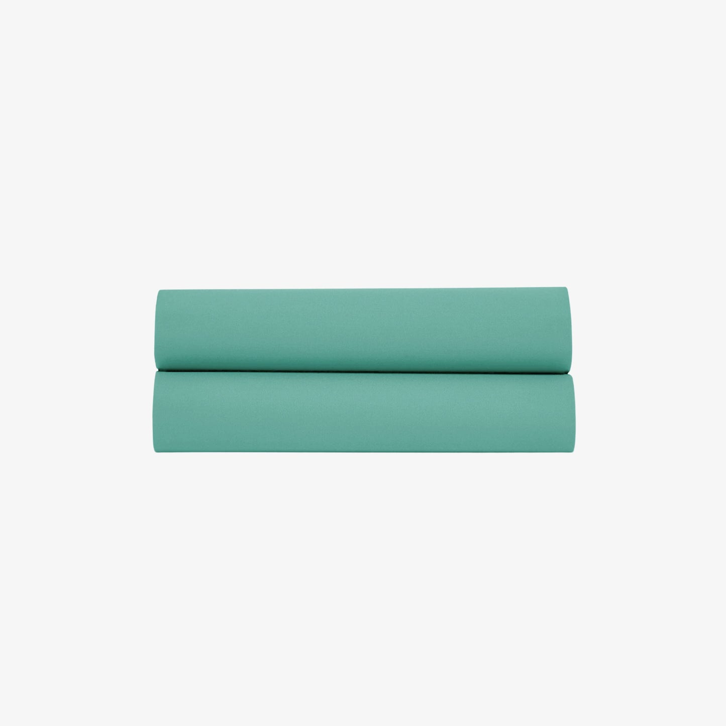Drap Plat Satin de Coton 120 fils Céladon 270X300 cm