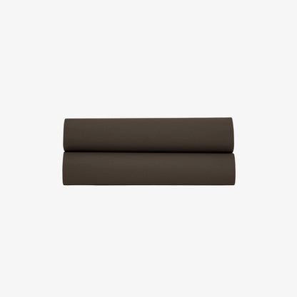 Drap Plat Satin de Coton 120 fils Gris Anthracite 270X300 cm