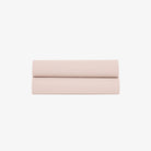 Drap Plat Percale de Coton 80 fils Rose Poudré 270X300 cm