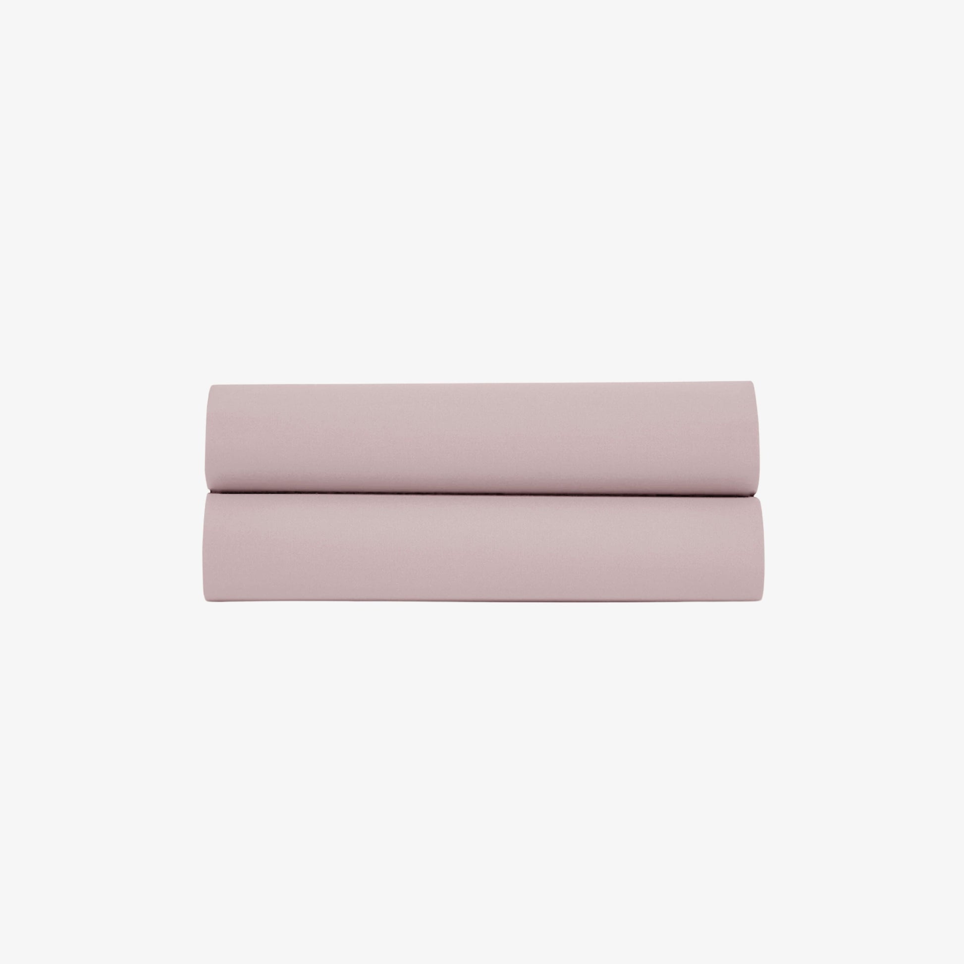Drap Plat Satin de Coton 120 fils Violet Ice 180x290 cm