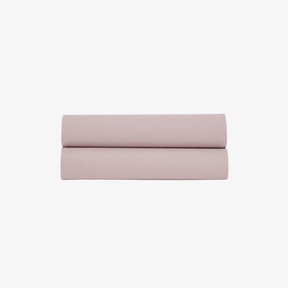 Drap Plat Satin de Coton 120 fils Violet Ice 180x290 cm