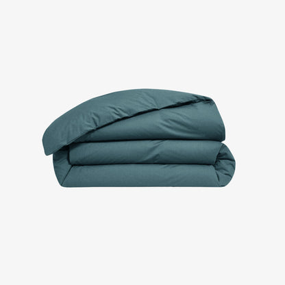 Housse de couette percale de Coton 80 fils Lagon 140x200 cm