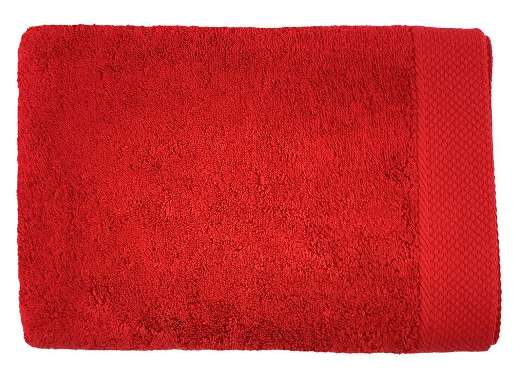 Drap de Douche 70x140 Cm Rouge